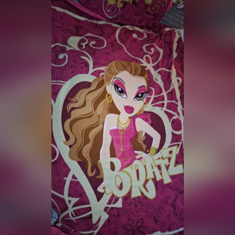 Vintage BRATZ Douvet Cover & Pillow Case Fleece 72 By 64 - Picture 5 of 8
